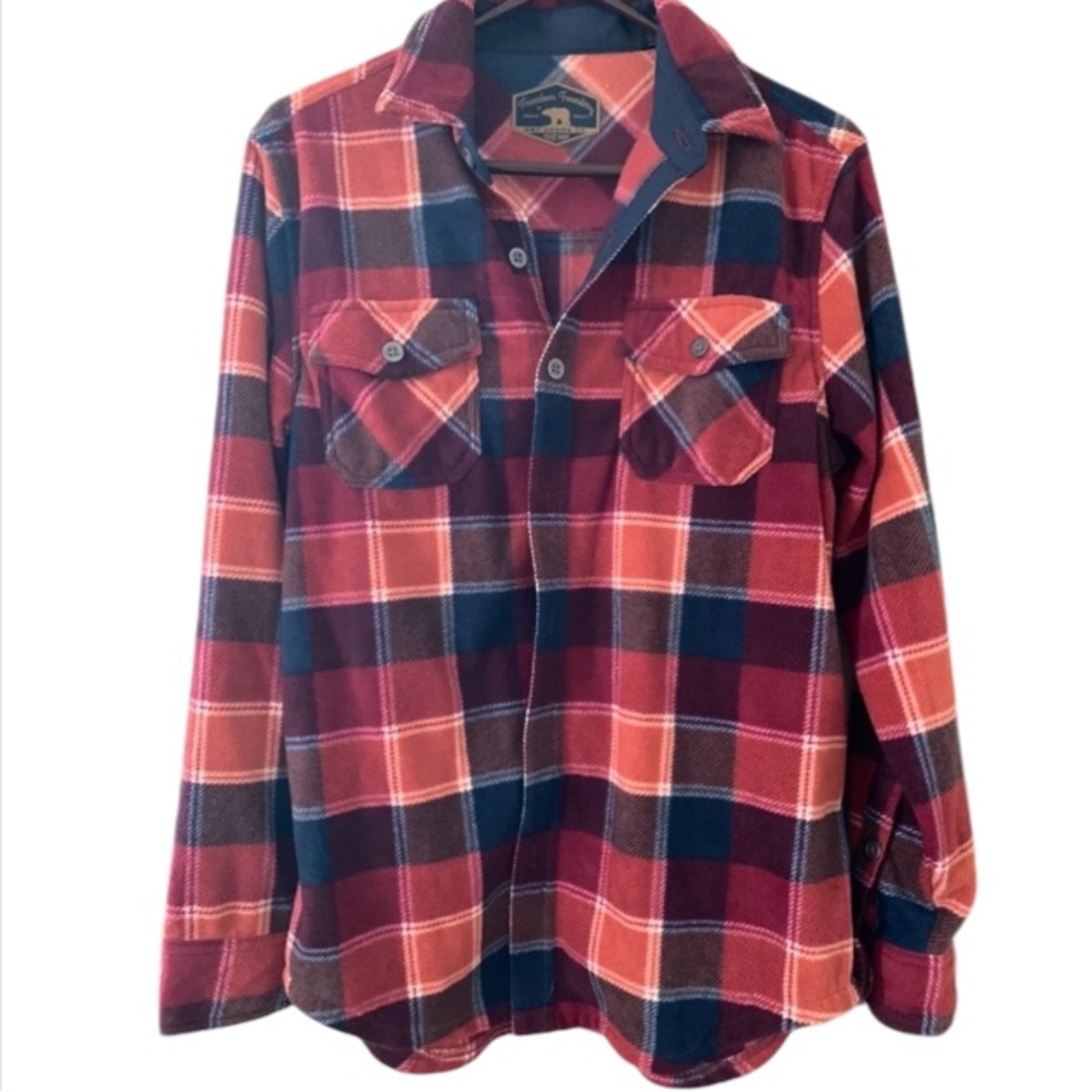 FREEDOM FOUNDRY Men’s Soft Fleece Shacket Button Down Shirt SIZE S NWOT